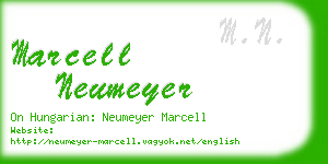 marcell neumeyer business card